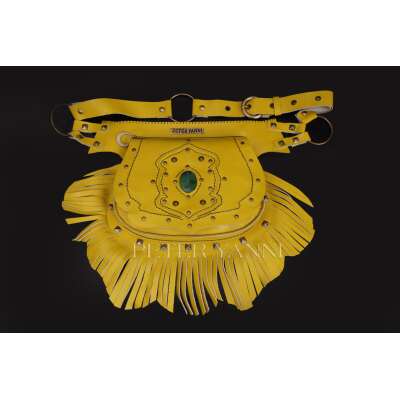 Yellow Boho Waist bag