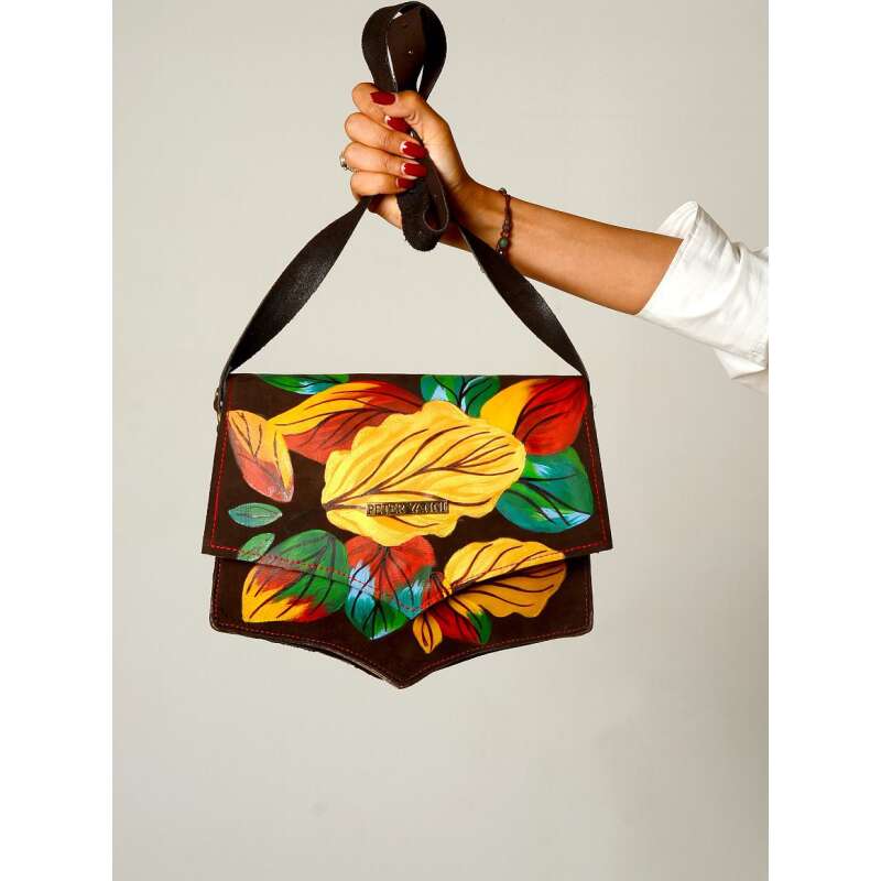 Multicoloured Flowery Crossbody Bag