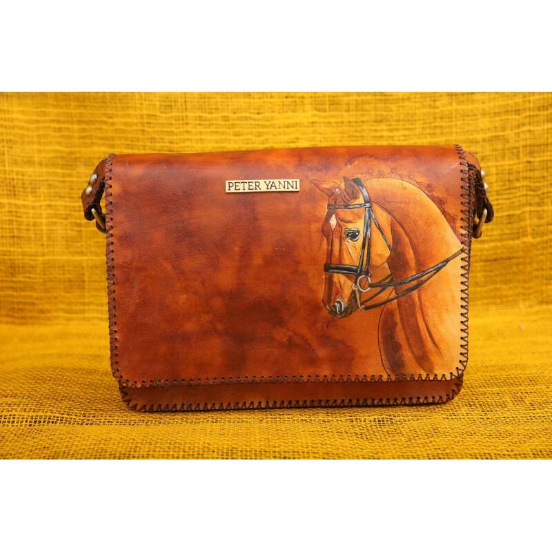 Horse portrait on Havan Crossbody Bag