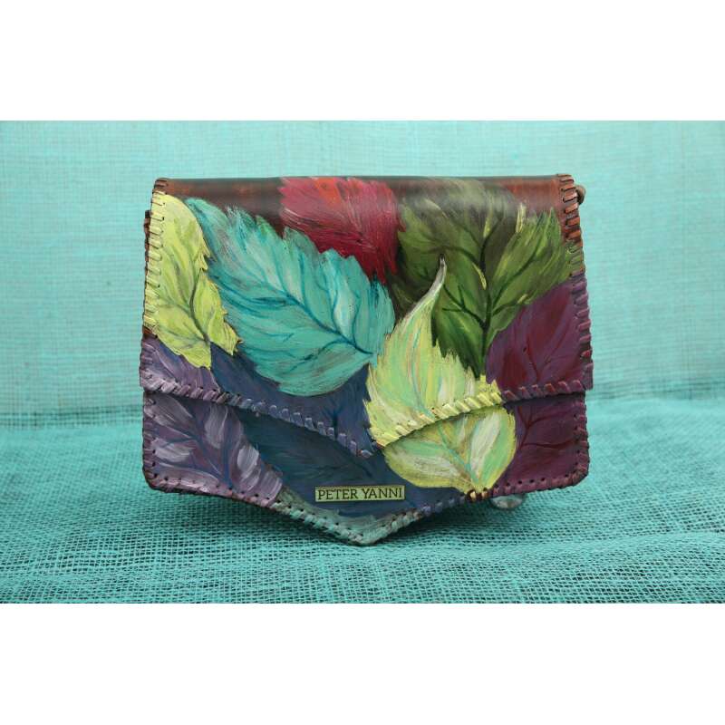 Multicoloured Flowery Crossbody Bag