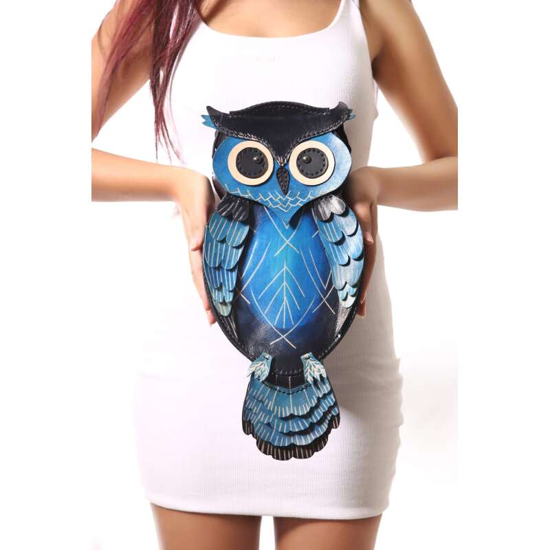 Blue Owl Crossbody Bag