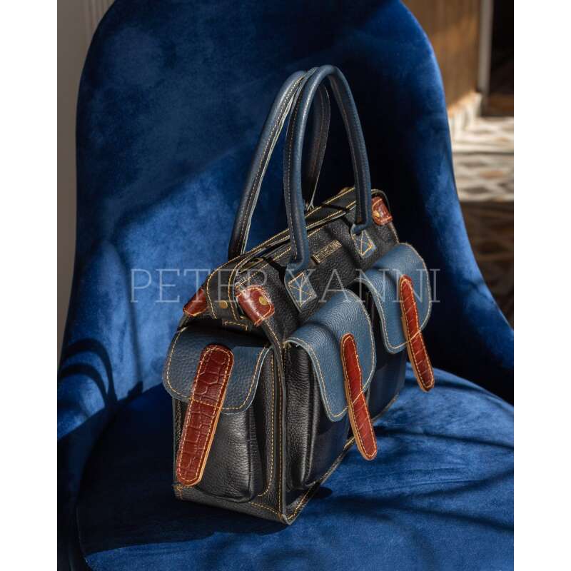 Black & Blue Duffel Bag