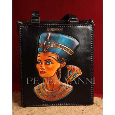 Queen Nefertiti Black Tote bag