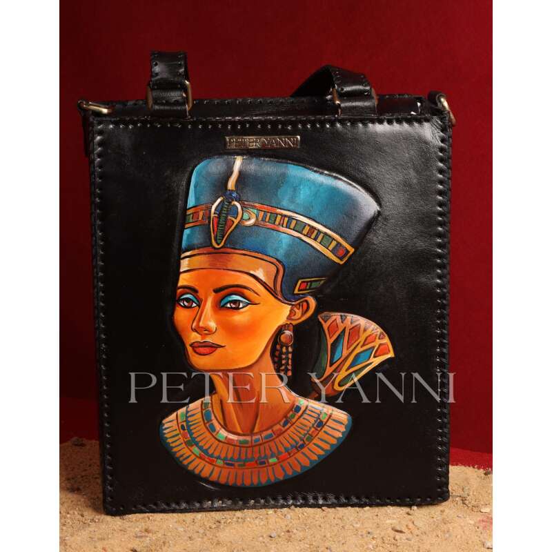 Queen Nefertiti Black Tote bag