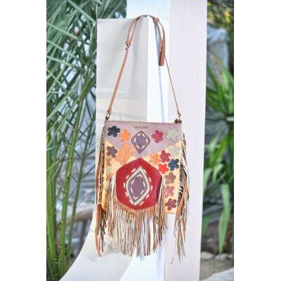 Large Boho cross bag