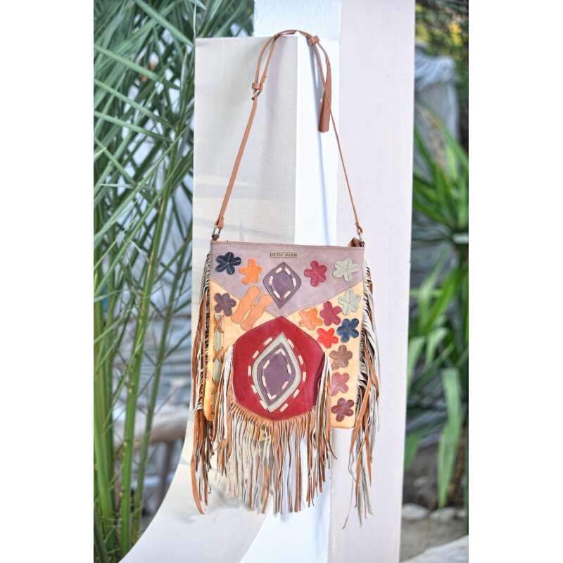 Large Boho cross bag