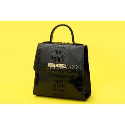 Black Crocodile Kelly Bag