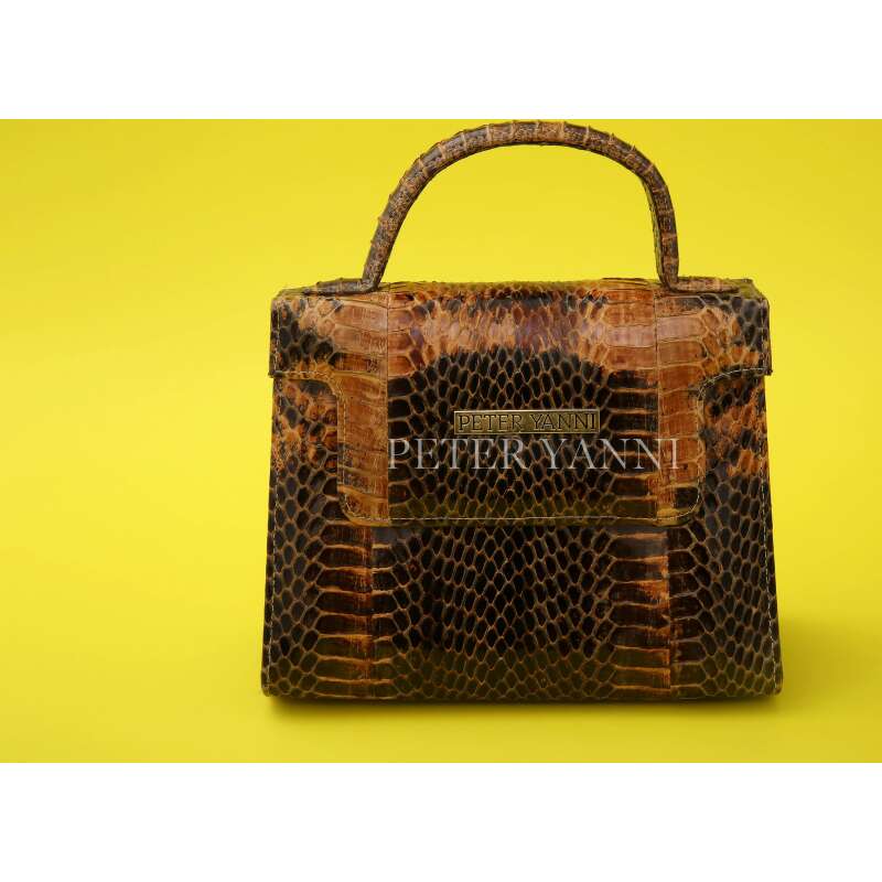 Brown & Havan Snakeskin Kelly Bag