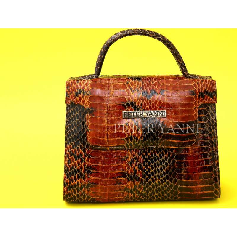 Black & Red Kelly Bag