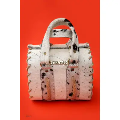 White Ponyhair Box Bag