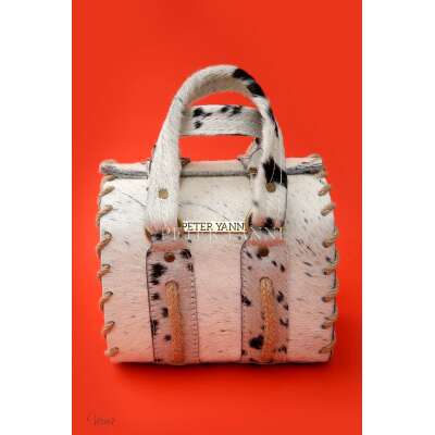 White Ponyhair Box Bag