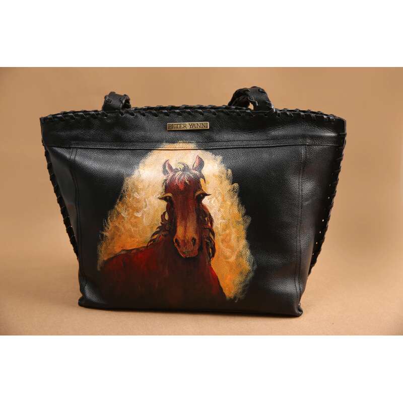 Horse Portrait Tote Bag