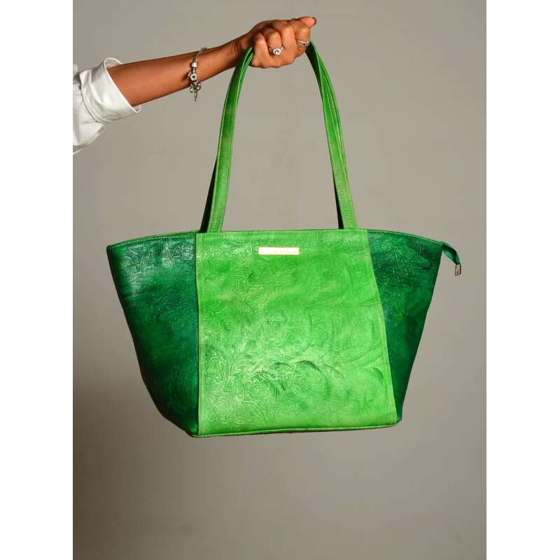 Green Tote Bag
