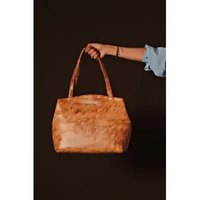 Marble Print Tote Bag