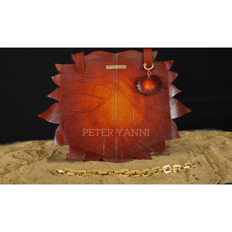 Brown Sunny leaf Bag