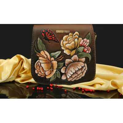 Hand Embossed Butterfly and Flowers