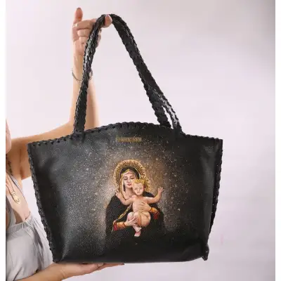 Hand Painted Portrait of Mary and Jesus #2