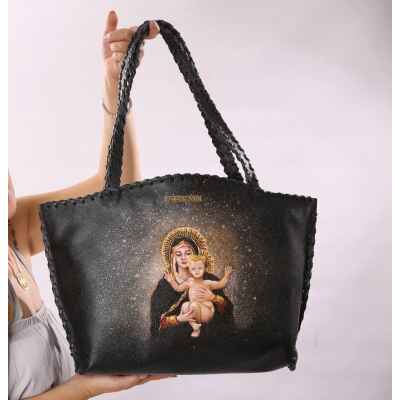 Hand Painted Portrait of Mary and Jesus #2